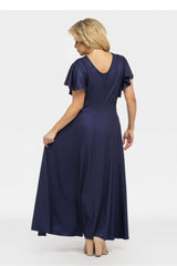 Vestido talla grande modelo 190943 Karko