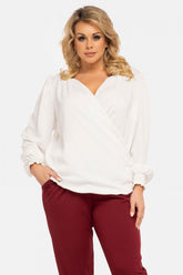 Blusa talla grande modelo 190969 Karko