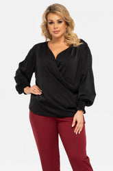 Blusa talla grande modelo 190970 Karko