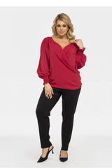 Blusa talla grande modelo 190971 Karko