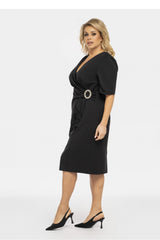 Vestido talla grande modelo 191377 Karko