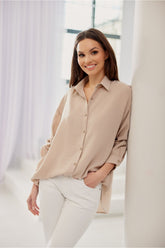 Camisa manga larga modelo 192572 Roco Fashion