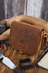 Bolso de piel natural modelo 193247 Galanter