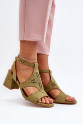 Sandalias tacón modelo 194489 Step in style