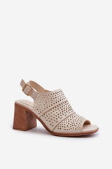 Sandalias tacón modelo 195749 Step in style