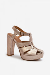 Sandalias de tacón modelo 198400 Step in style