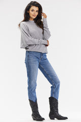 Jersey de cuello alto modelo 200578 awama