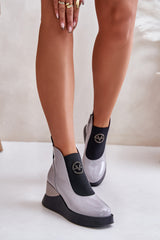 Botas de piel modelo 201547 Camina con estilo