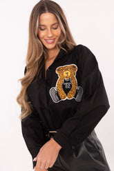 Camisa manga larga modelo 203935 Italy Moda