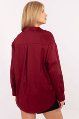 Camisa de manga larga modelo 204357 Italy Moda