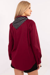 Camisa de manga larga modelo 204365 Italy Moda