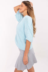 Suéter de manga corta modelo 206716 Italy Moda