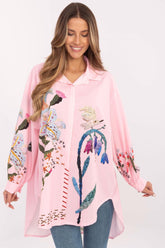 Camisa manga larga modelo 206733 Italy Moda