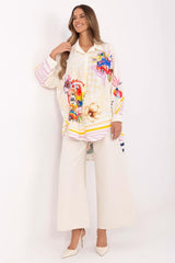 Camisa manga larga modelo 206735 Italy Moda