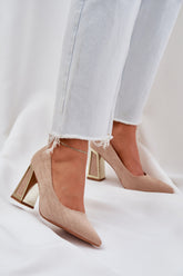 Salón tacón bloque modelo 208434 Step in style