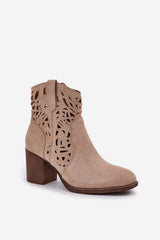 Botas tacón modelo 208458 Paso con estilo