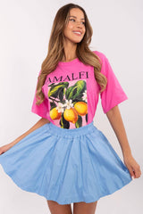 Falda corta modelo 208705 Italy Moda