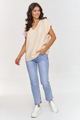 Chaleco modelo 209737 Makadamia