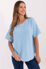 Suéter de manga corta modelo 209981 Italia Moda