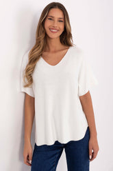 Suéter de manga corta modelo 209995 Italia Moda