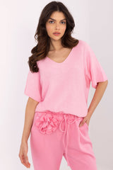 Suéter de manga corta modelo 210000 Italy Moda