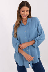 Camisa de manga larga modelo 210008 Italia Moda