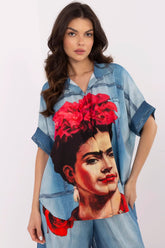 Camisa de manga corta modelo 210032 Italy Moda