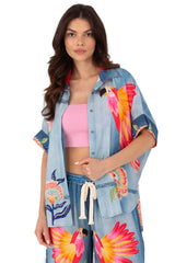 Camisa de manga corta modelo 210033 Italy Moda