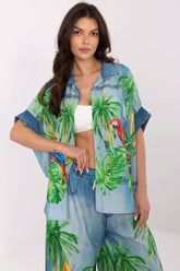 Camisa de manga corta modelo 210034 Italia Moda