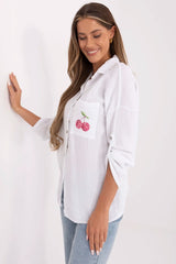 Camisa manga larga modelo 212063 Italy Moda