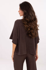 Suéter de manga corta modelo 216679 Italy Moda