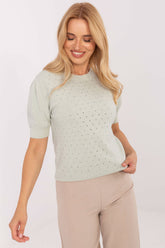 Suéter de manga corta modelo 216780 Factory Price