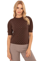 Suéter de manga corta modelo 216782 Factory Price