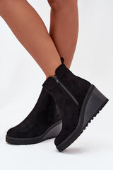 Botas de piel modelo 216847 Camina con estilo