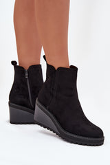 Botas de piel modelo 216847 Camina con estilo