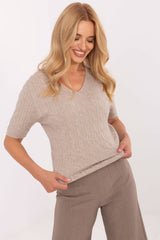 Suéter de manga corta modelo 217332 Factory Price