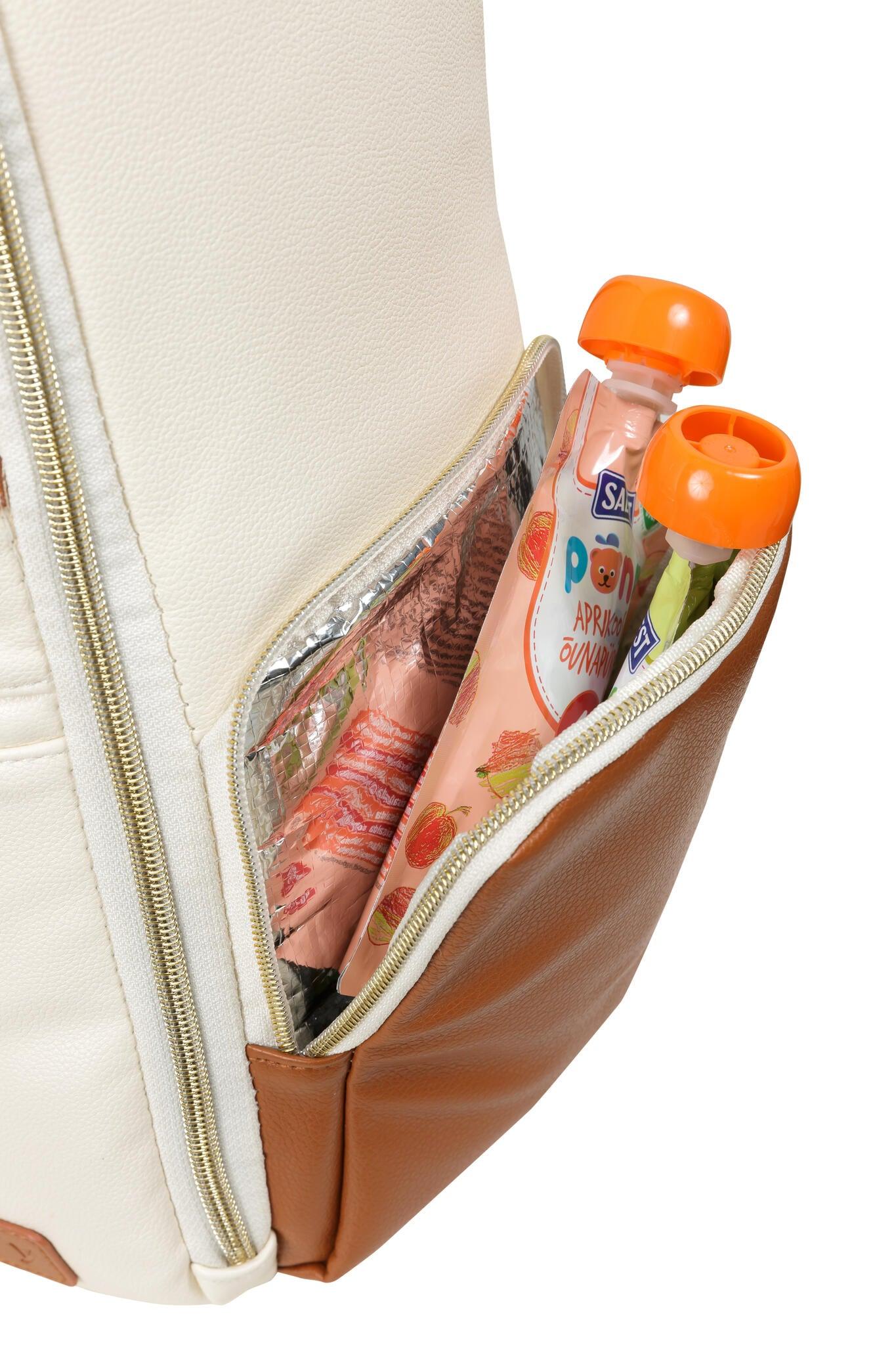 Mochila Pequeña para Pañales – Cappuccino - ZYOUNAT Boutique