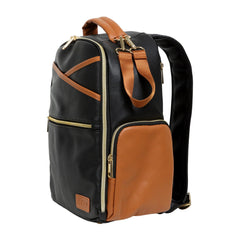 Mochila Pequeña para Pañales – Black Coffee - ZYOUNAT Boutique
