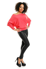 Blusa estilo murciélago modelo 84283 PeeKaBoo