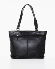 Bolso de Cuero de Hombro NK2028 - Negro - ZYOUNAT Boutique