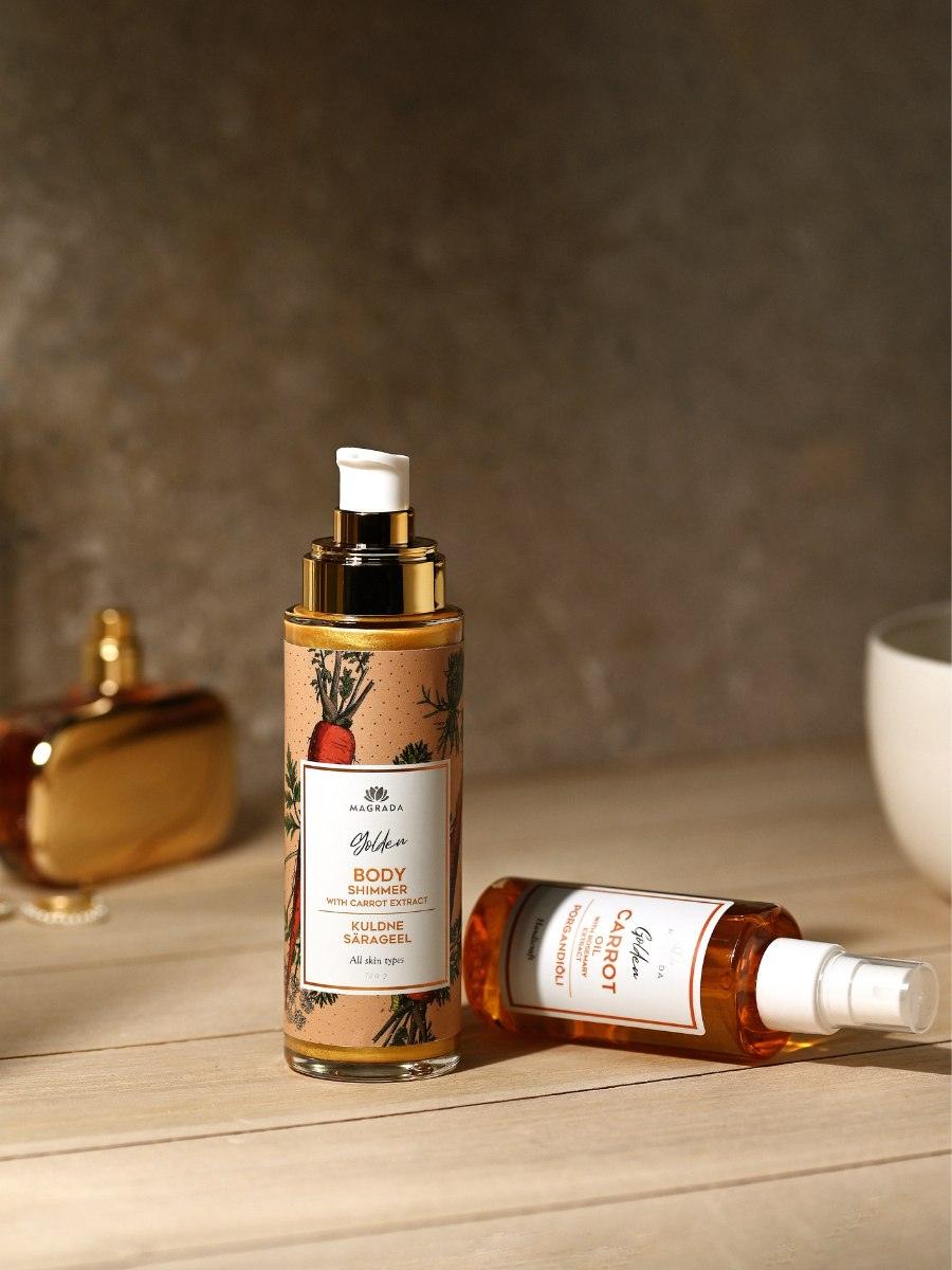 Gel Brillo Dorado con Extracto de Zanahoria - 100 ml - ZYOUNAT Boutique