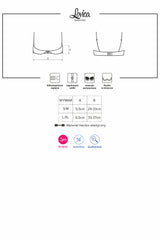 Sujetador sin copas modelo 126497 Obsessive