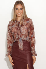 Blusa modelo 157007 Makadamia