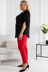 Blusa talla grande modelo 168995 Karko