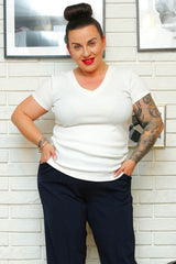 Blusa talla grande modelo 169022 Karko