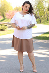 Blusa talla grande modelo 169034 Karko