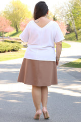 Blusa talla grande modelo 169034 Karko