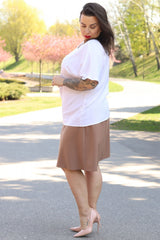 Blusa talla grande modelo 169034 Karko