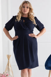 Vestido talla grande modelo 169160 Karko