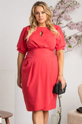 Vestido talla grande modelo 169166 Karko